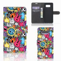 Samsung Galaxy S8 Plus | Wallet Case | met Pasjes | Punk Rock