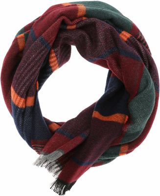 Casa Moda Sjaal Rood Groen Ruit