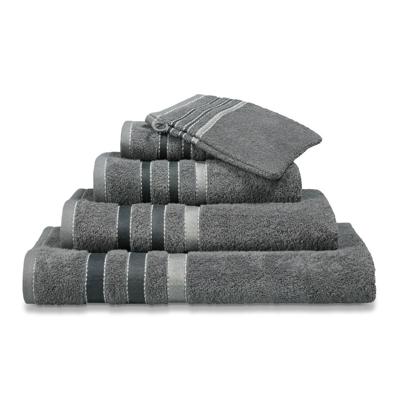 Vandyck Vandyck Prestige Lines Mole Grey Gastendoekje 40x60