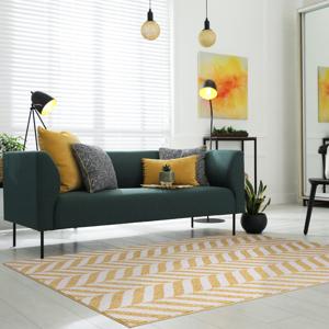 Easy Living - Vloerkleed Muse Yellow Chevron Rug MU08 -