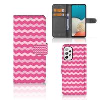 Samsung Galaxy A73 5G | Telefoon Hoesje | Waves Pink