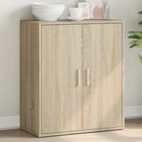 Dressoir 60x31x70 cm bewerkt hout sonoma eikenkleurig