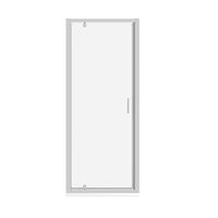 Luca Varess Vidor douche draaideur 80 x 190 cm helder glas glans chroom profiel