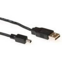 ACT USB 2.0 A male - USB mini B male 1,80 m