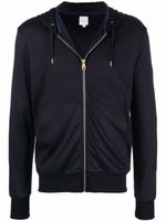 Paul Smith hoodie zippé en maille fine - Bleu - thumbnail