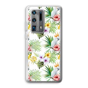 Gele kuif: Huawei P40 Pro Plus Transparant Hoesje