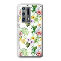 Gele kuif: Huawei P40 Pro Plus Transparant Hoesje