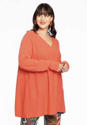 Yoek Trui met V-hals | Oranje | Maat 58/60