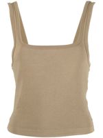 ENTIRE STUDIOS cropped organic-cotton tank top - Marron