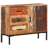 vidaXL Dressoir 88x30x73 cm massief gerecycled hout - thumbnail