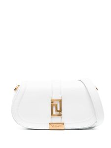 Versace mini sac porté épaule à motif Greca Goddess - Blanc