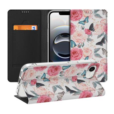 Apple iPhone 16e Smart Cover Butterfly Roses Apple iPhone 16e Smart Cover Butterfly Roses
