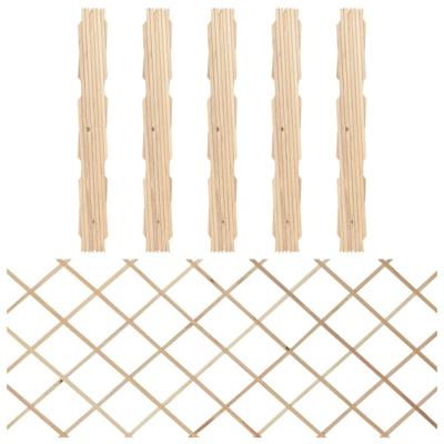 VidaXL Tuinlatwerken 5 st 180x80 cm massief vurenhout