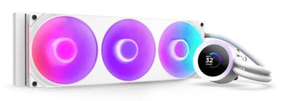 NZXT Kraken Plus 360 v2 RGB koeling wit