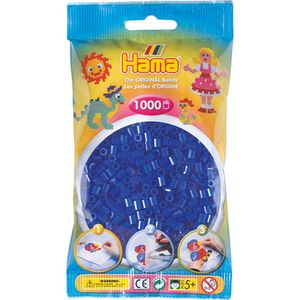 Hama Strijkkralen Hama 1000 Stuks Blauw Neon