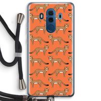 Cheetah: Huawei Mate 10 Pro Transparant Hoesje met koord