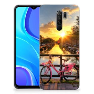 Xiaomi Redmi 9 Siliconen Back Cover Amsterdamse Grachten