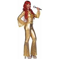 Kostuums voor Volwassenen My Other Me Vrouw Disco Gouden - Maat: M/L - Maat: M/L - thumbnail