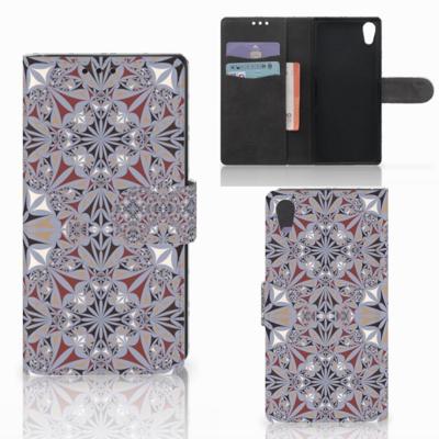 Sony Xperia XA1 | Bookcase | Flower Tiles