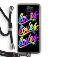 Loves: Xiaomi Redmi 9 Transparant Hoesje met koord