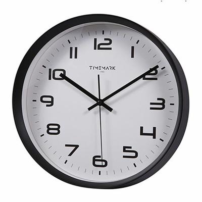 Muurklok Timemark Zwart 30 x 30 cm