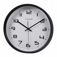 Muurklok Timemark Zwart 30 x 30 cm
