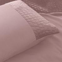 Kussenslopen Velvet Band 2 PACK Roze Sleeptime - Dekbed-Discounter.nl