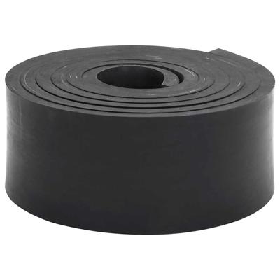Rubberen rand voor sneeuwploeg 300x10x1 cm zwart