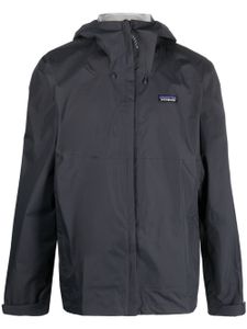 Patagonia veste zippée à capuche - Bleu