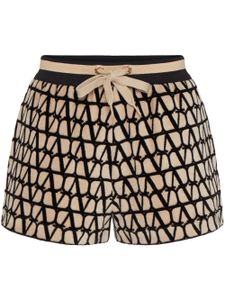 Valentino Garavani short Toile Iconographe en jersey - Tons neutres