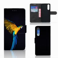Huawei P30 | Telefoonhoesje | Met pasjeshouder | Papegaai