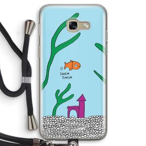 Aquarium: Samsung Galaxy A5 (2017) Transparant Hoesje met koord