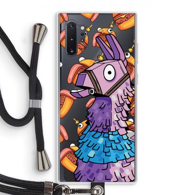 Loot Burger: Samsung Galaxy Note 10 Plus Transparant Hoesje met koord