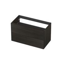 INK - Onderkast 2L Decor Softclose Tbv Greep - 900x450x520 Mm - Intens Eiken