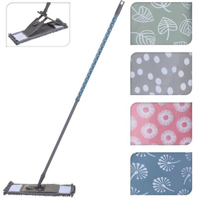 Microvezelmop met Verstelbare Metalen Stok Assorti