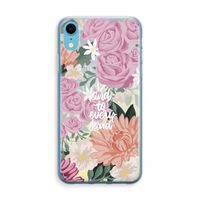 Kindness matters: iPhone XR Transparant Hoesje