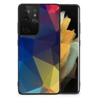 Samsung Galaxy S21 Ultra Backcover Polygon Dark