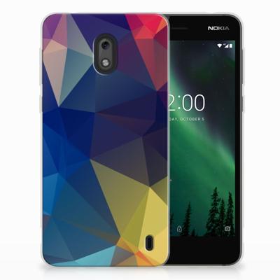 Nokia 2 | TPU Hoesje | Polygon Dark