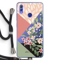 Sweet heaven geometrics: Honor Note 10 Transparant Hoesje met koord