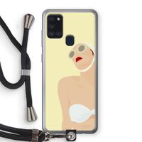 Summer: Samsung Galaxy A21s Transparant Hoesje met koord