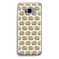 Slapende poes: Samsung Galaxy S8 Plus Transparant Hoesje