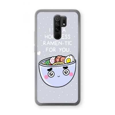 I'm A Hopeless Ramen-Tic For You: Xiaomi Redmi 9 Transparant Hoesje