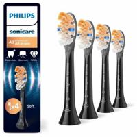 Opzetborstel Philips Zwart 4 Stuks