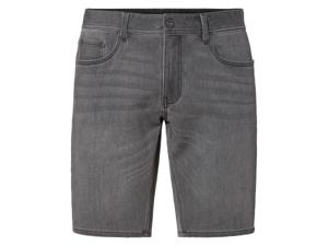 LIVERGY Heren sweatdenim korte broek (54, Grijs)