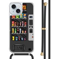 iPhone 15 hoesje met zwart koord - Snoepautomaat