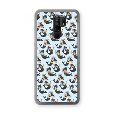Zeemeermin: Xiaomi Redmi 9 Transparant Hoesje