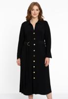 Yoek Jurk met knopen lang | Zwart | Maat 58/60