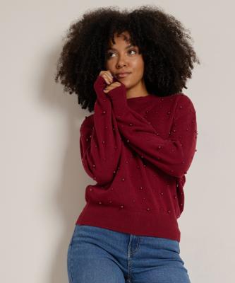 trui met all-over parels trui met all-over parels