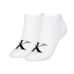 Calvin Klein 2 stuks Women Monogram Sneaker Socks