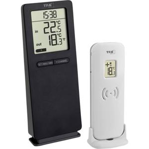 TFA Dostmann Funk-Thermometer LOGOneo 30.3071.01 Draadloze thermometer digitaal Zwart